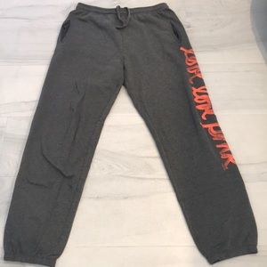 PINK OVERSIZED sweatpants